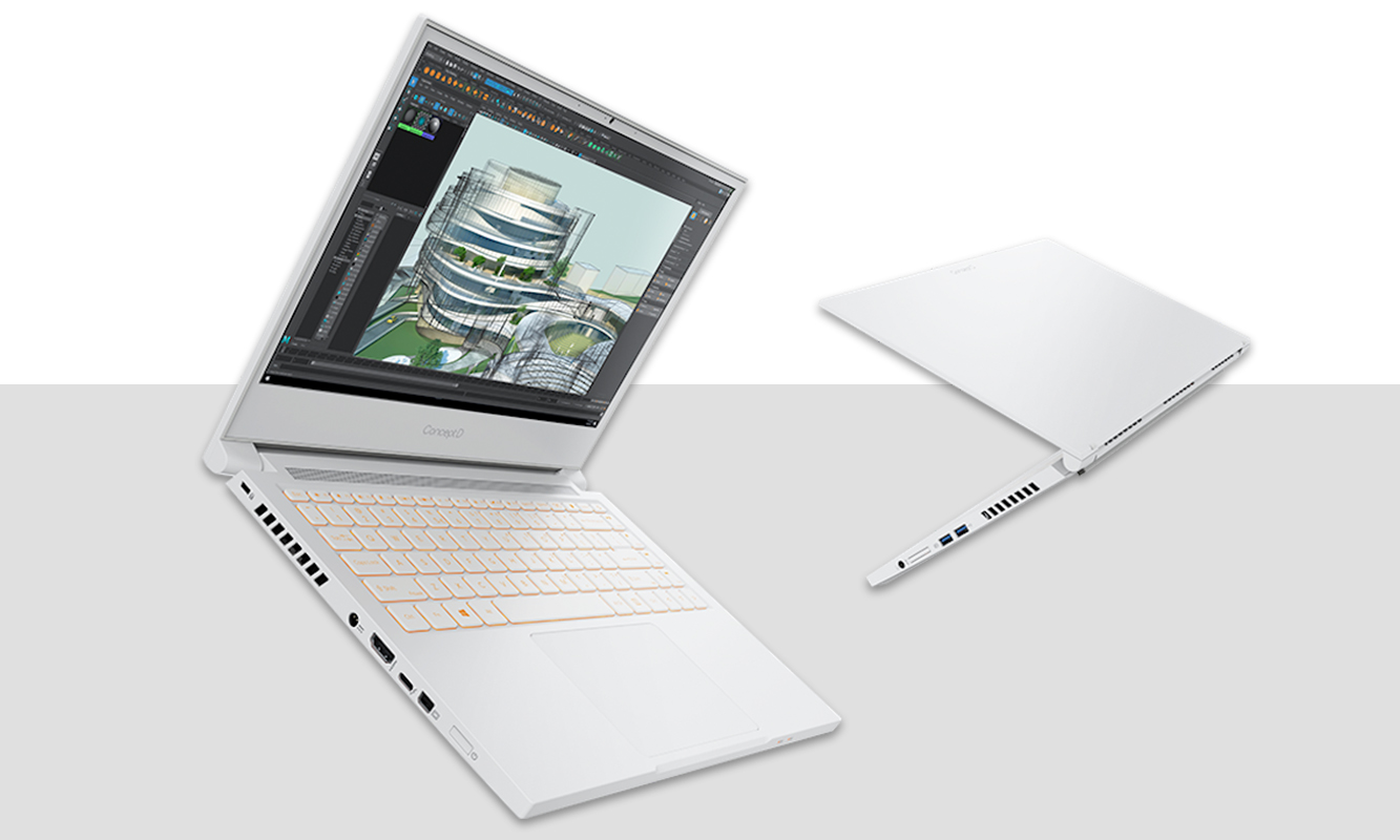 Modelová rada notebookov Acer ConceptD 3 a ConceptD 3 Pro