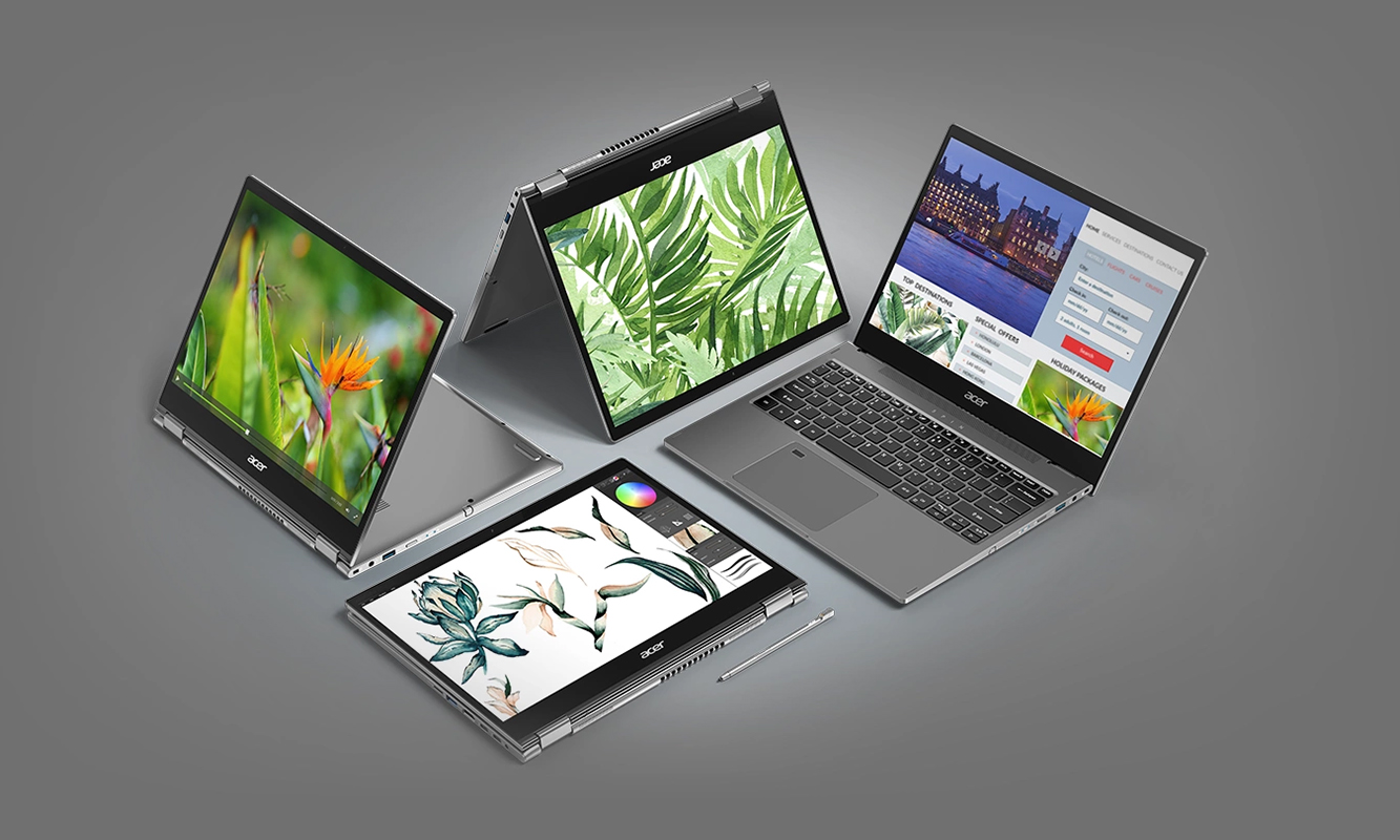Modelová rada notebookov Acer Spin 5