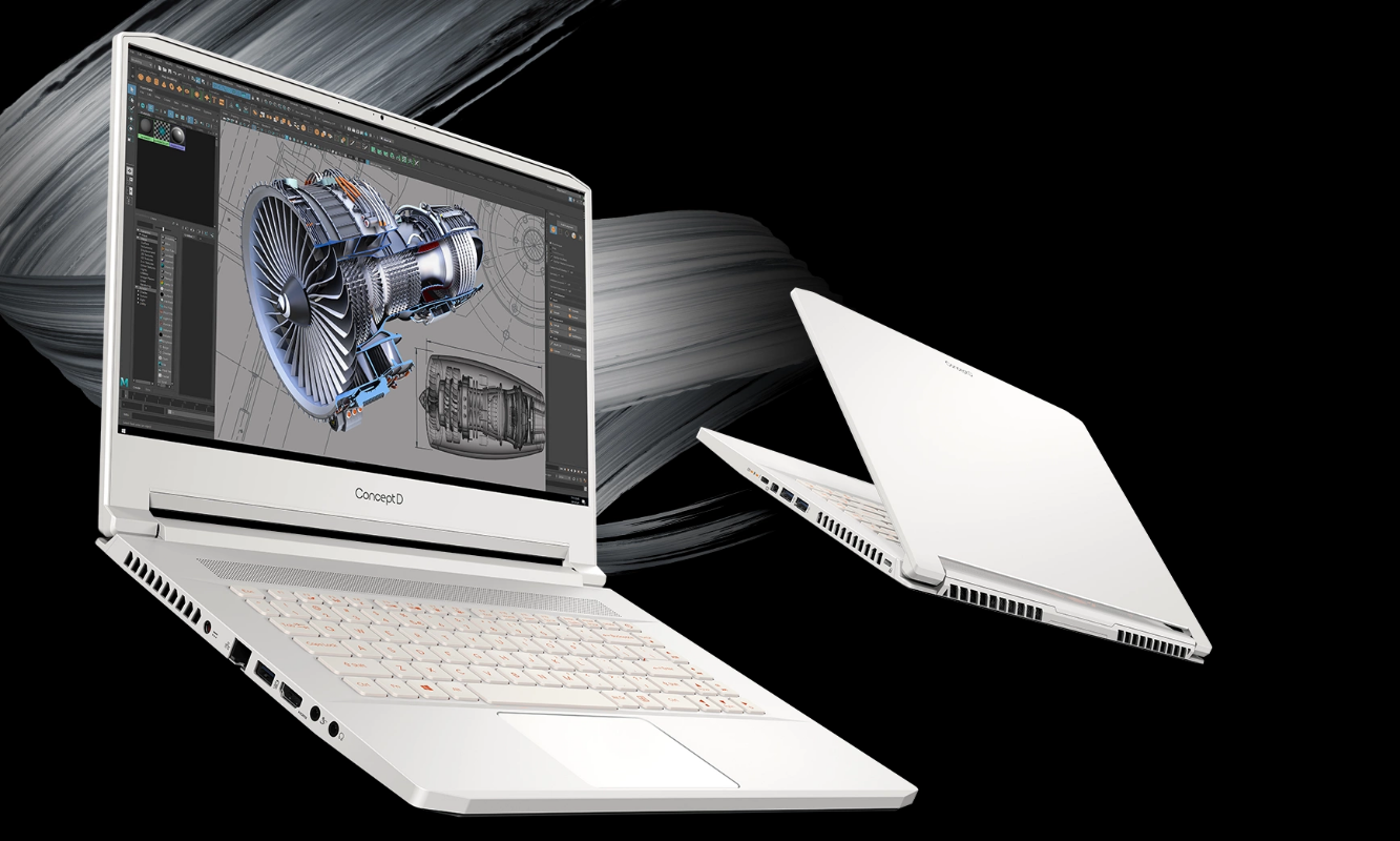 Modelová rada notebookov Acer ConceptD 7 a ConceptD 7 Pro