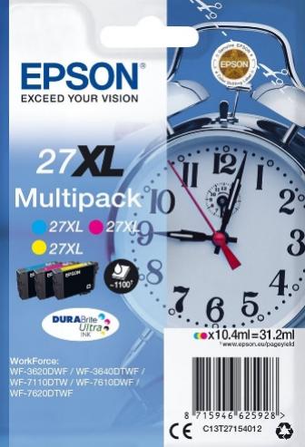 EPSON 27XL multibalenie 3 farby 3 x 10,4ml