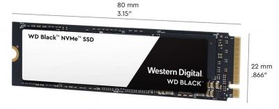 Western Digital SSD M.2 PCIe 500GB Black NVMe