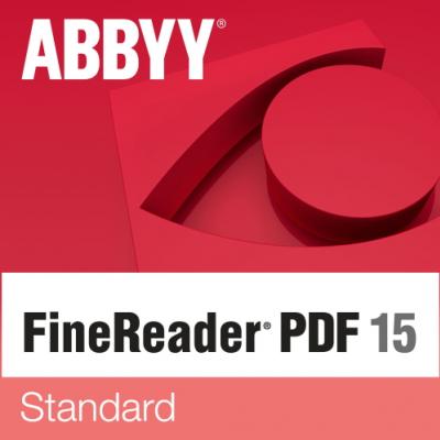 ABBYY FineReader PDF 15 Standard Single User License (ESD) Perpetual