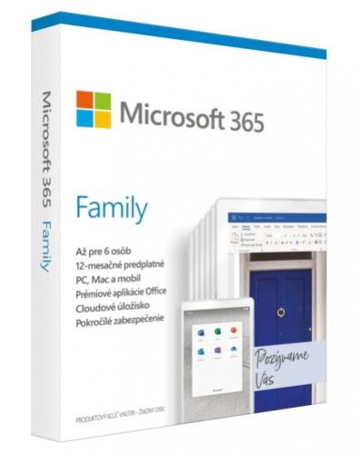 MICROSOFT Microsoft 365 pre Domácnosti SK