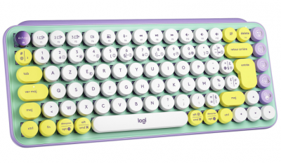 LOGITECH POP Keys bezdrôtová klávesnica fialová US
