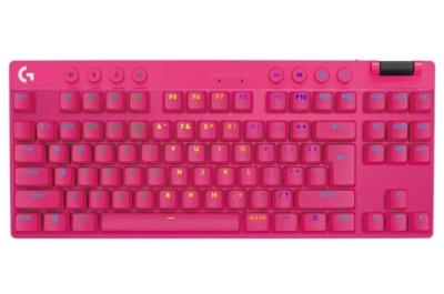 LOGITECH G Pro X TKL LightSpeed bezdrôtová klávesnica US ružová