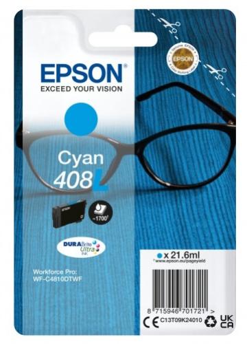 EPSON 408L DURABrite Ultra Ink azúrová 21,6ml