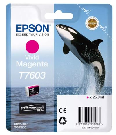 EPSON T7603 atrament purpurová 25,9ml