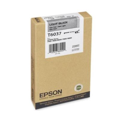 EPSON T6037 atrament svetlá čierna 220ml