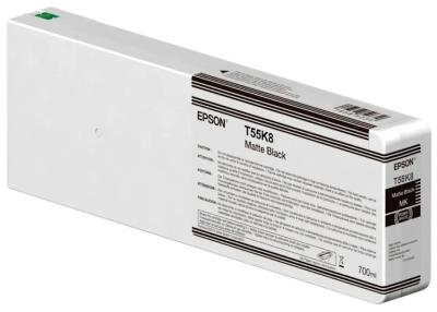 EPSON T55K8 atrament matná čierna 700ml