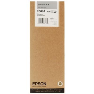 EPSON T6067 atrament svetlá čierna 220ml