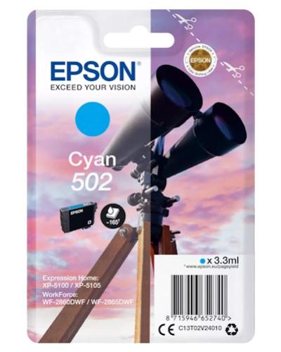EPSON 502 atrament azúrová 3,3ml