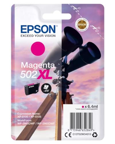 EPSON 502XL atrament purpurová 6,4ml