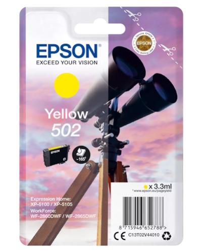 EPSON 502 atrament žltá 3,3ml