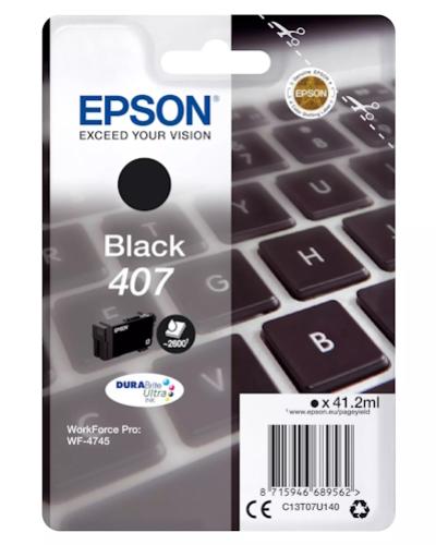 EPSON 407L atrament čierna 41,2ml