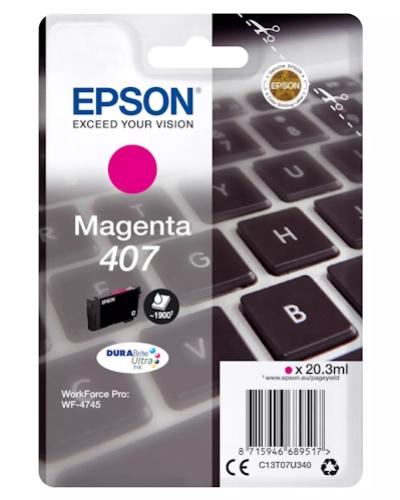 EPSON 407L atrament purpurová 20,3ml