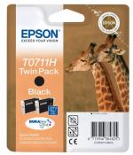 EPSON T0711H atrament čierna dvojbalenie 14,8ml